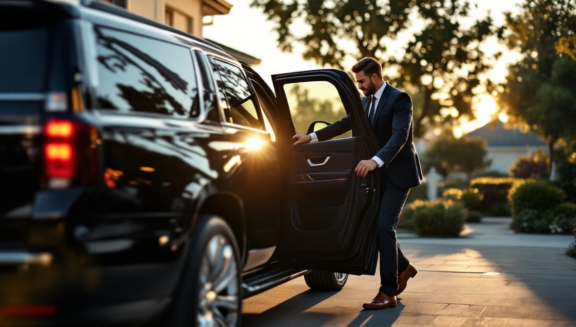 SAN airport transfer illustration