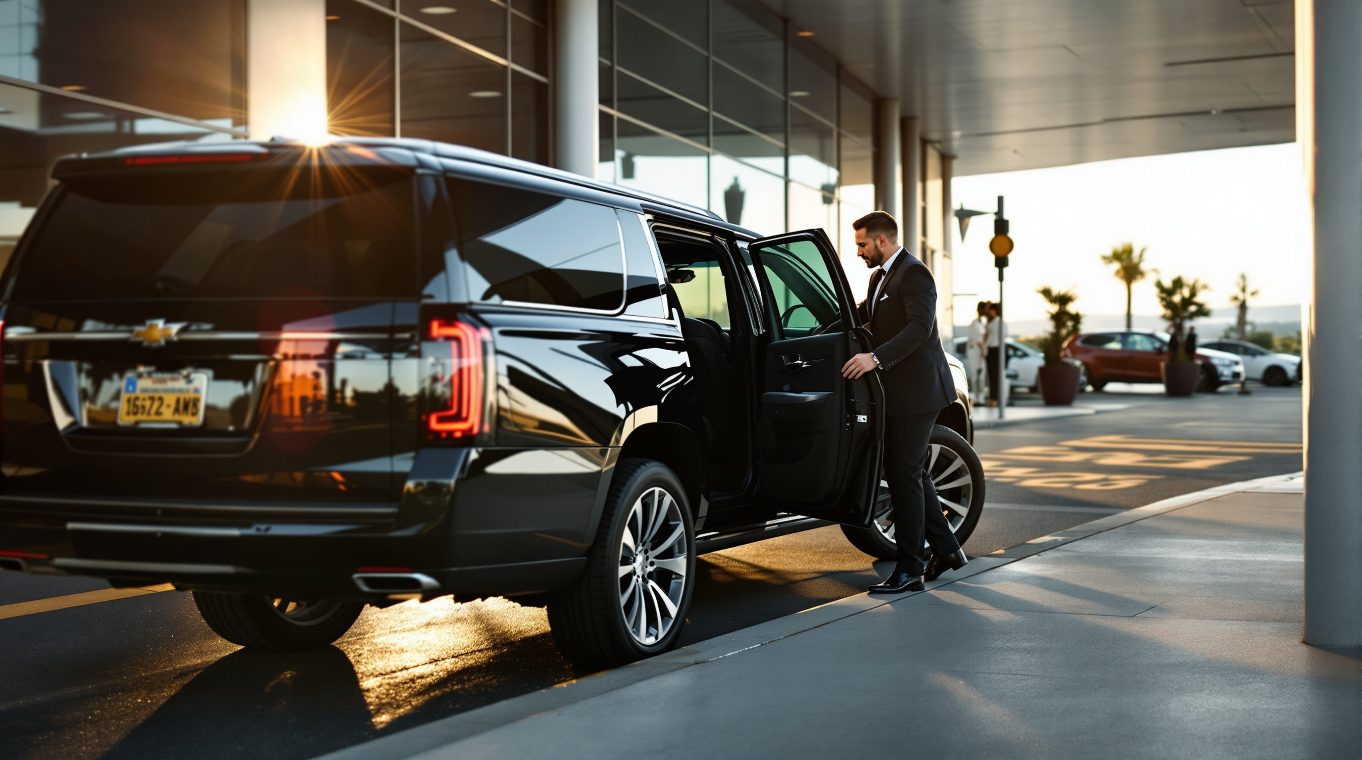 airport car service San Diego illustration